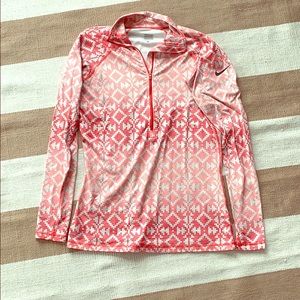 Women’s Nike Dri fit 1/2 zip long sleeved top